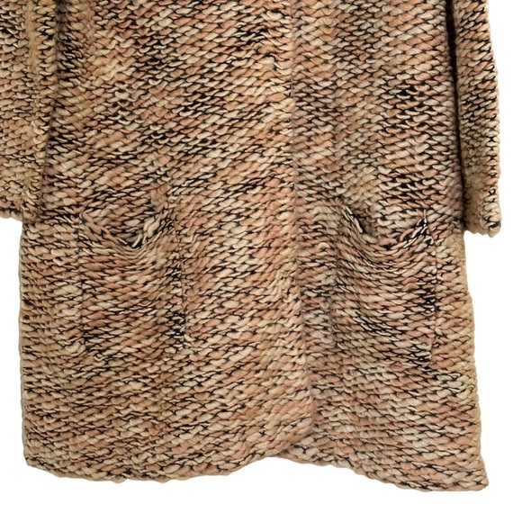 French Connection Textured Tan Coat - Picture 3 of 12